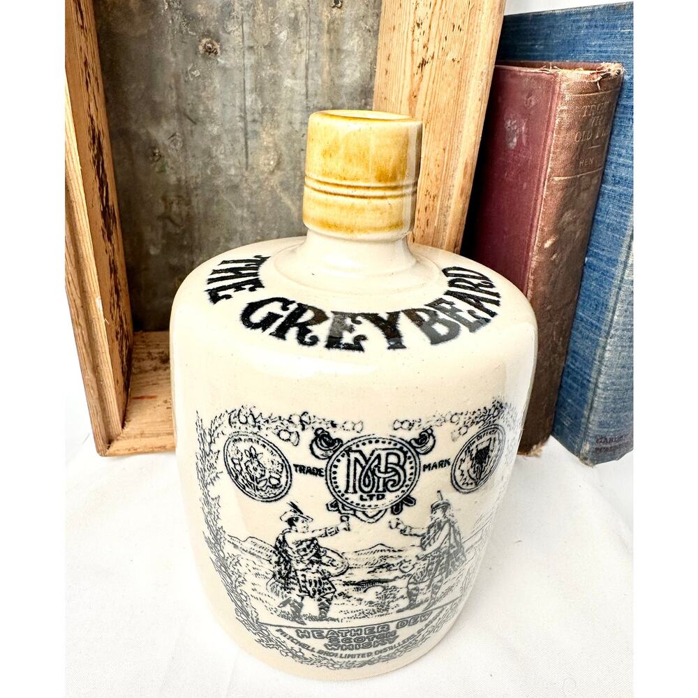 Vintage Greybeard Scotch Whisky Jug Free Shipping Quick Shipping